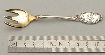 Antique German Silver Oyster Forks (Set of 6) - Bruckmann, C.F. Gutig, Leipzig
